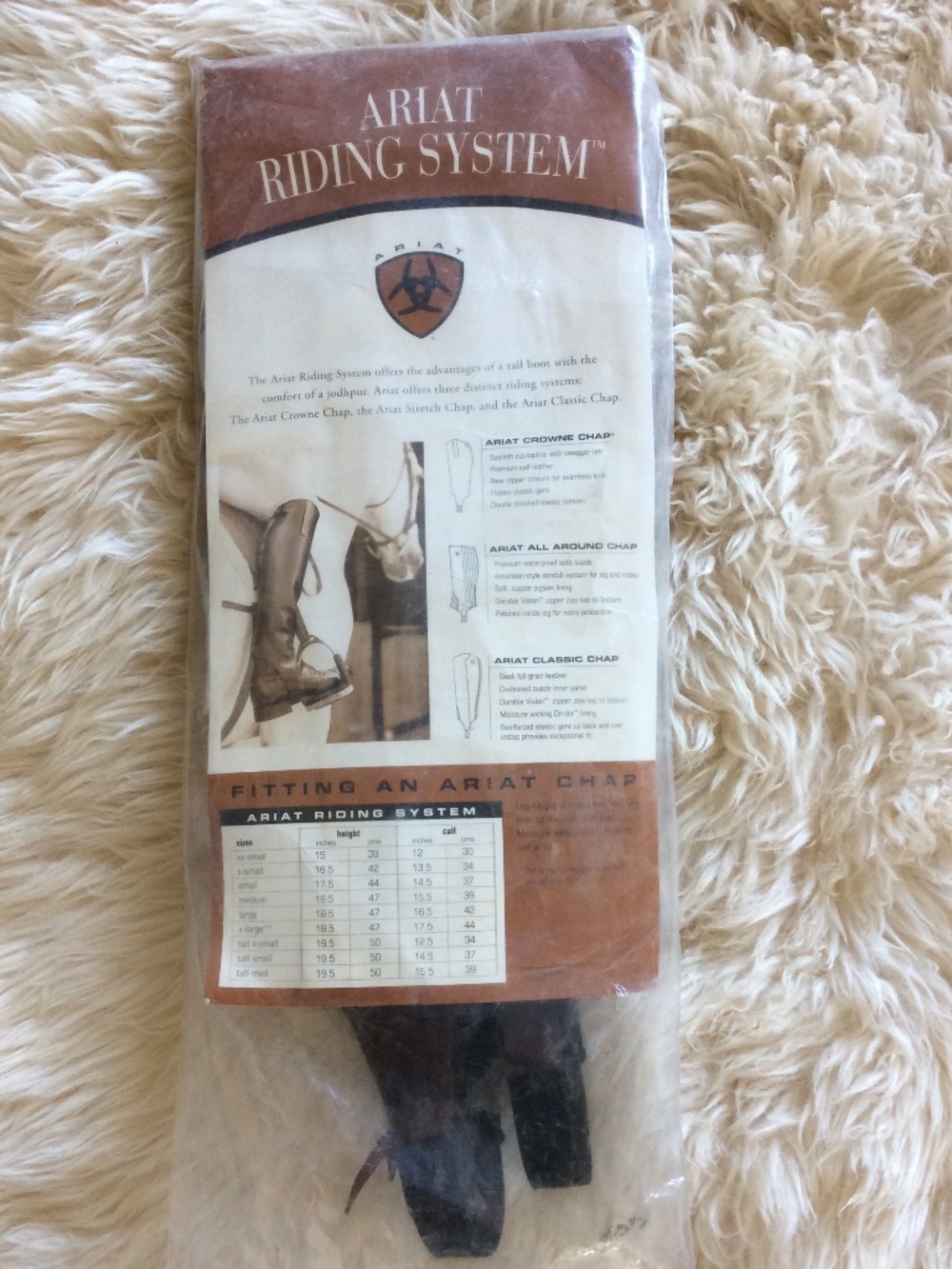 Ariat Classic Chaps - W's Small Tall - NEW - Chocolate - Picture 5 of 6